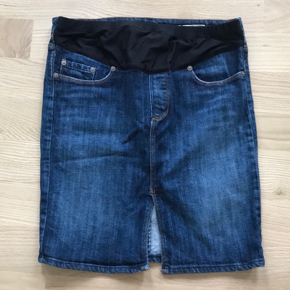 Chip & Pepper maternity Jean skirt - Picture 1 of 5